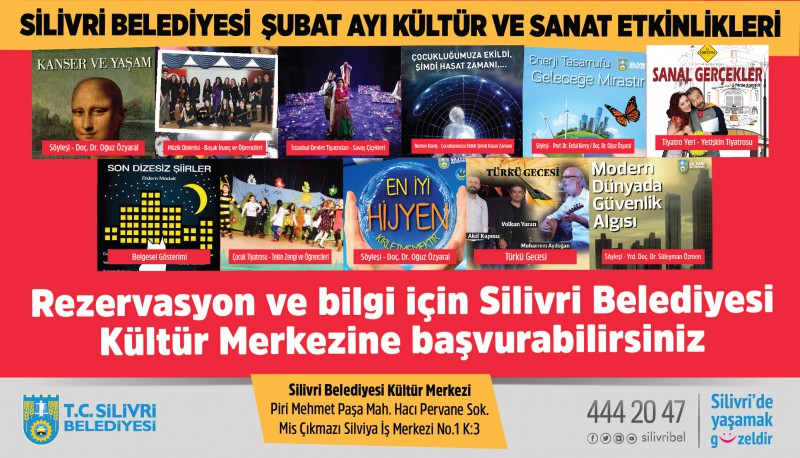 ŞUBAT AYI KÜLTÜR SANAT TAKVİMİNDE NELER VAR?