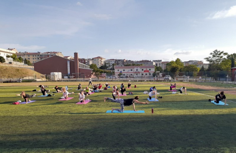 AÇIK HAVA SPOR ETKİNLİKLERİ YOĞUN İLGİ GÖRÜYOR