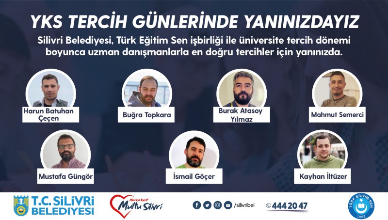 SİLİVRİ BELEDİYESİ ÜNİVERSİTE TERCİH DÖNEMİNDE DANIŞMANLIK HİZMETİ VERİYOR