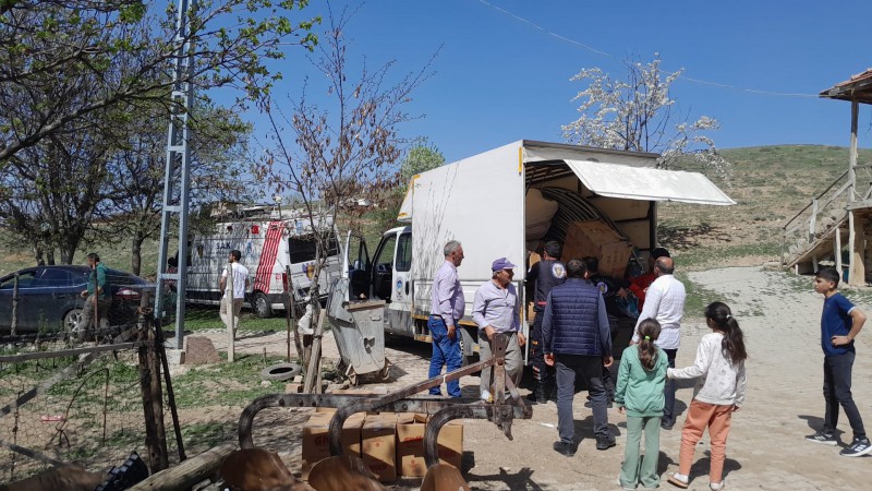 Silivri Belediyesi'nin Yardım Konvoyu Tokat Sulusaray'a Ulaştı