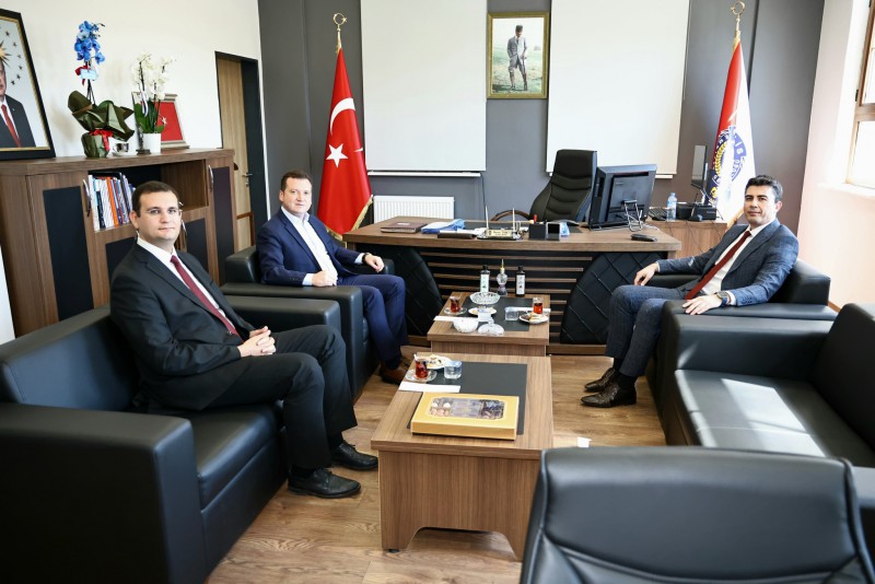 Silivri Belediye Başkanı Bora Balcıoğlu İlçe Emniyet Müdürü Kıvanç Taşçı’yı Ziyaret Etti