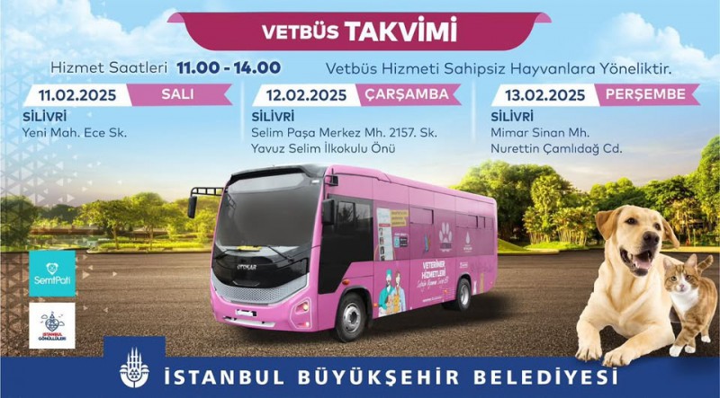 Vetbüs 21 Ekim’de Silivri’de Olacak