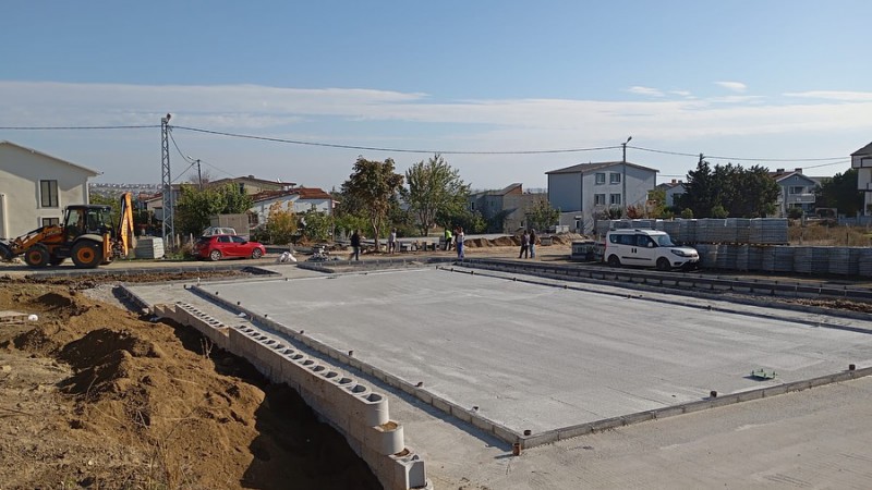 Gümüşyaka Evvel Sokak’ta park yapım çalışmaları sürüyor!