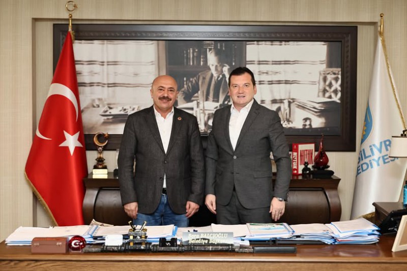 Başkan Balcıoğlu, Yeni Mahalle Muhtarı Üstün’ü ağırladı