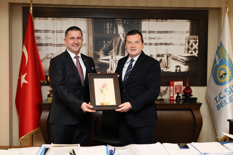 Lalapaşa Belediye Başkanı, Başkan Balcıoğlu’nu ziyaret etti