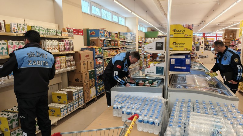 Silivri Belediyesi, halk sağlığı için denetimlerini aralıksız sürdürüyor