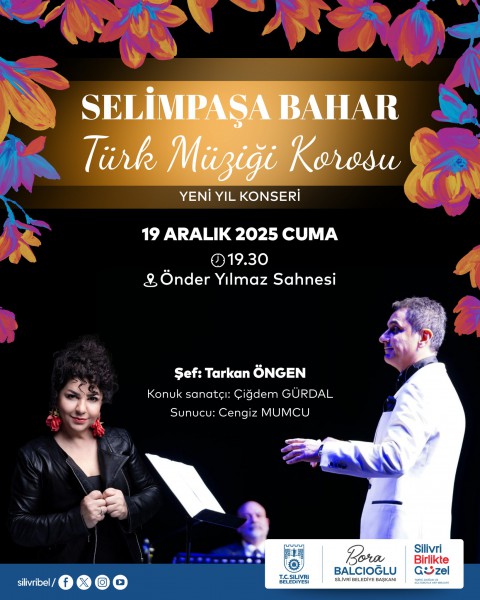 Selimpaşa Bahar Türk Müziği Korosu Yeni Yıl konseri düzenliyor