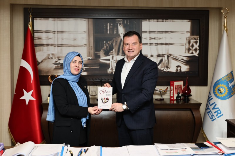 Yazar Çağlar, Başkan Balcıoğlu’nu ziyaret etti