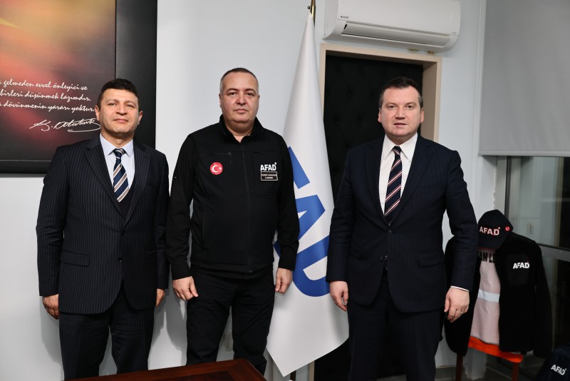 Başkan Balcıoğlu, AFAD Edirne İl Müdürünü ziyaret etti 