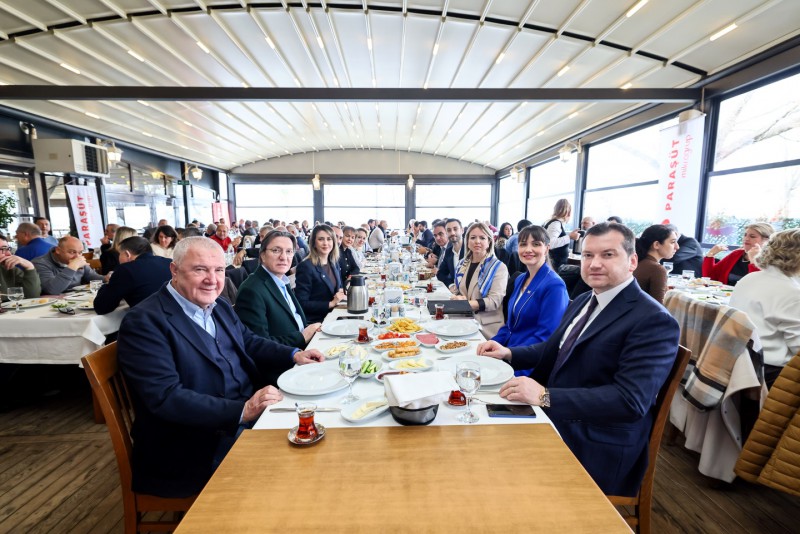 Başkan Balcıoğlu, İSMMMO kahvaltı programına katıldı