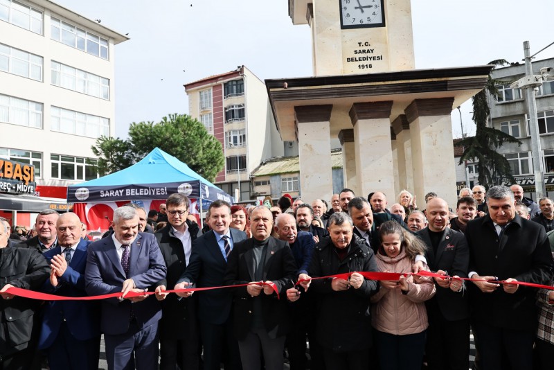 Başkan Balcıoğlu, Saray’da Saat Kulesi açılışına katıldı