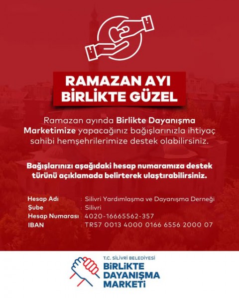 Silivri Belediyesi, Ramazan’da paylaşmayı büyütüyor!