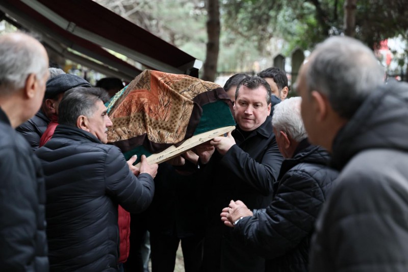 Başkan Balcıoğlu, Uzun’un cenazesine katıldı