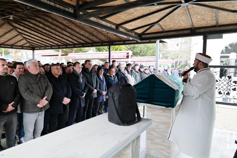 Başkan Balcıoğlu, Gümüşyaka sakinlerinden Otmar’ın cenazesine katıldı