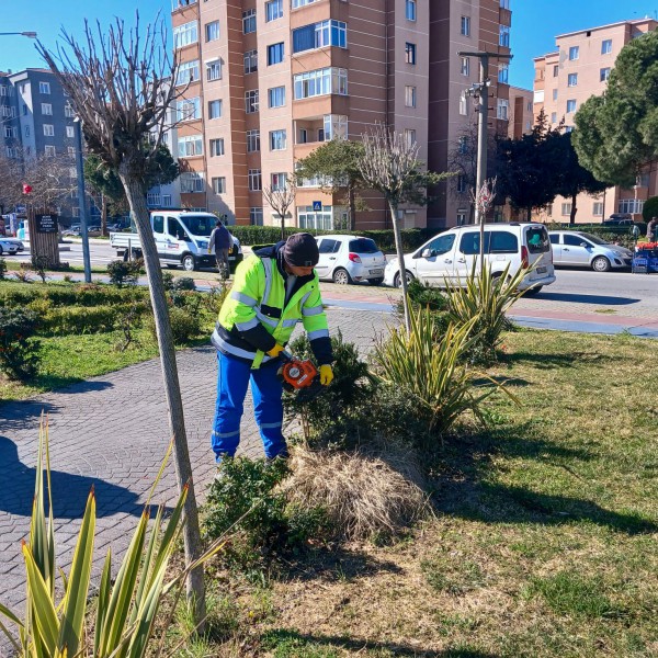 Silivri Belediyesi çevre düzenleme çalışmalarını sürdürüyor