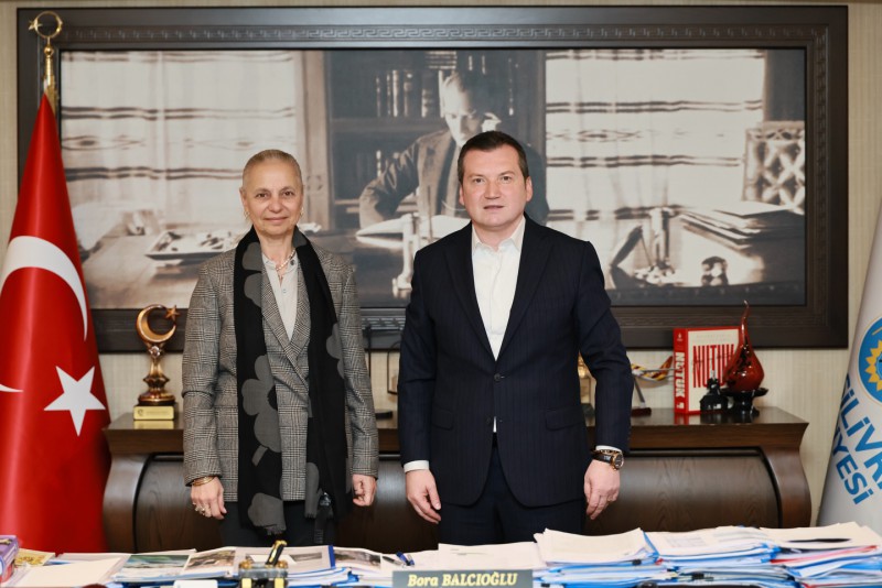 Başkan Balcıoğlu, Kadir Has Üniversitesi’nden ziyaretleri kabul etti