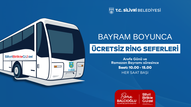 Silivri Belediyesi, bayram boyunca mezarlıklara ring servis düzenliyor