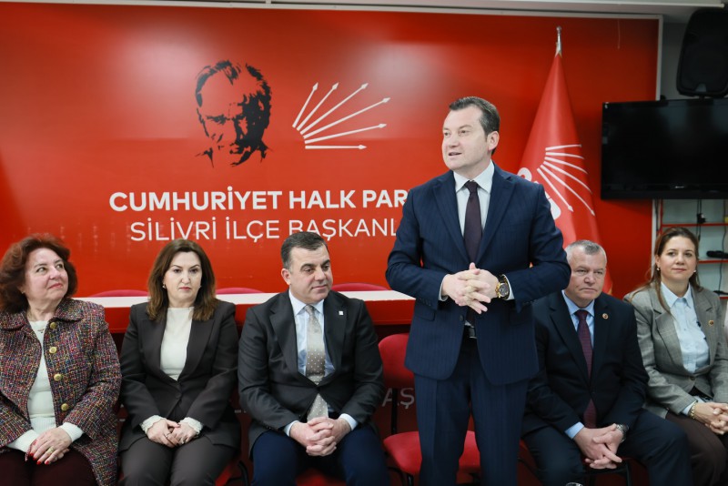 Başkan Balcıoğlu, CHP Silivri İlçe Başkanlığı’nda bayramlaşma programına katıldı