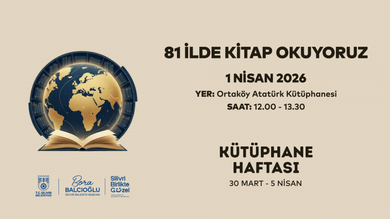 81 ilde kitap okuyoruz etkinliği düzenlenecek