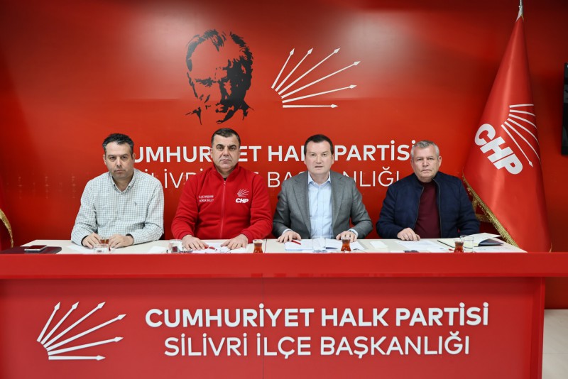 CHP Silivri İlçe Başkanlığı’nda Grup Toplantısı yapıldı