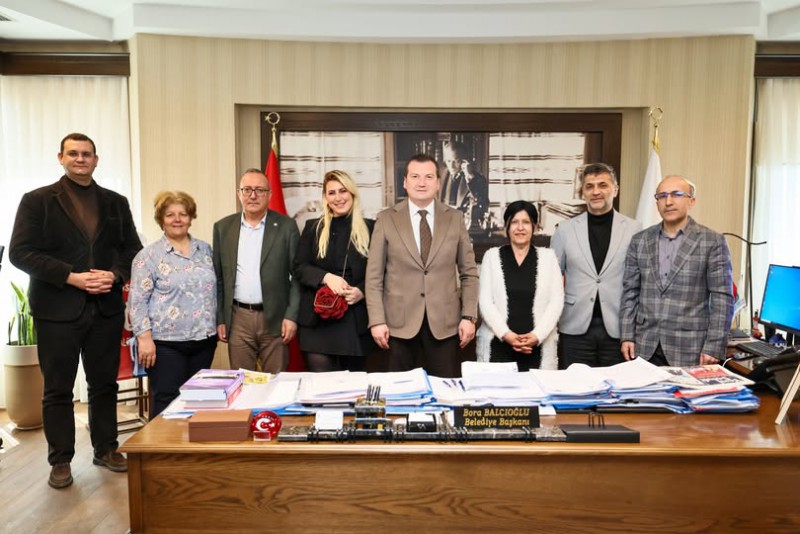 Başkan Balcıoğlu, encümen üyelerini ağırladı
