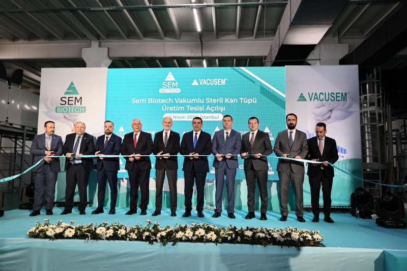 SEM Biotech Vakumlu Steril Kan Tüpü Üretim Tesisi’nin açılışı yapıldı