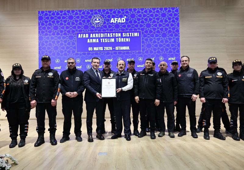 Başkan Balcıoğlu, AFAD Akreditasyon Sistemi Arma Teslim Töreni’ne katıldı