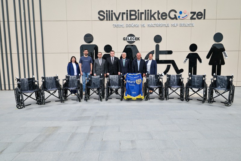 Engelli ve Yaşlı Koordinasyon Merkezine 10 adet manuel tekerlekli sandalye bağışlandı