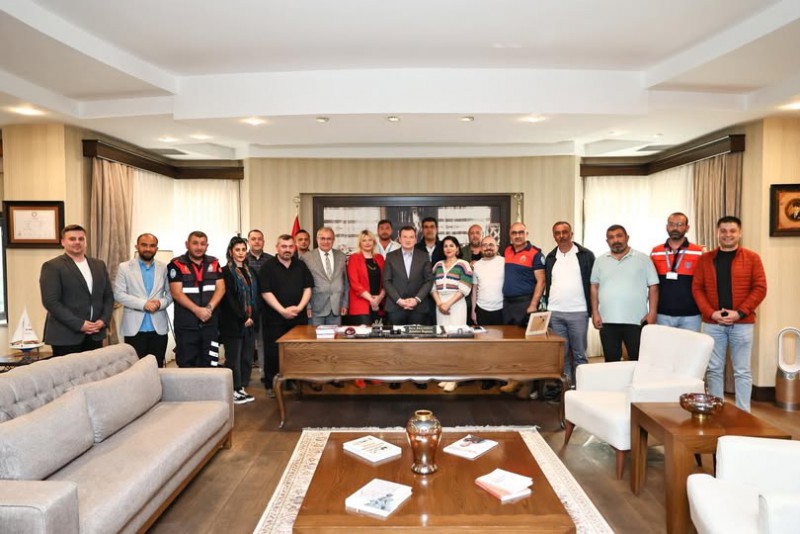 Başkan Balcıoğlu, Belediye- İş Sendikası 1 No’lu Şube Başkanını ağırladı