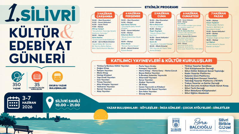 Silivri Belediyesi 1. Kültür ve Edebiyat Günleri başladı!