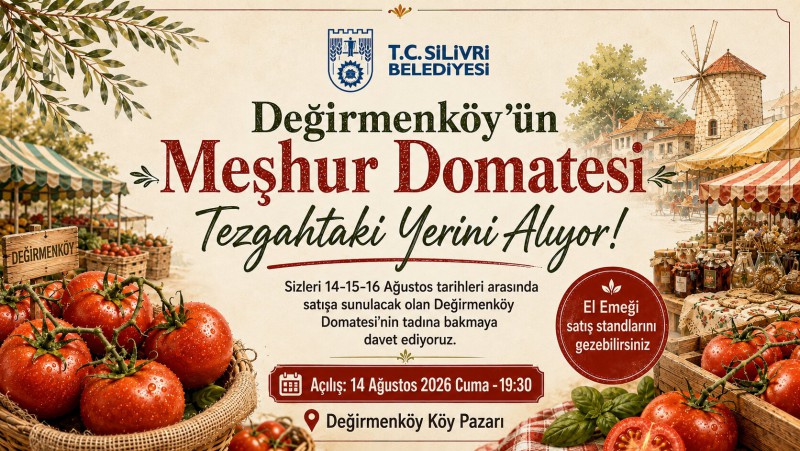 Değirmenköy Domatesi Tezgâhlardaki Yerini Alıyor