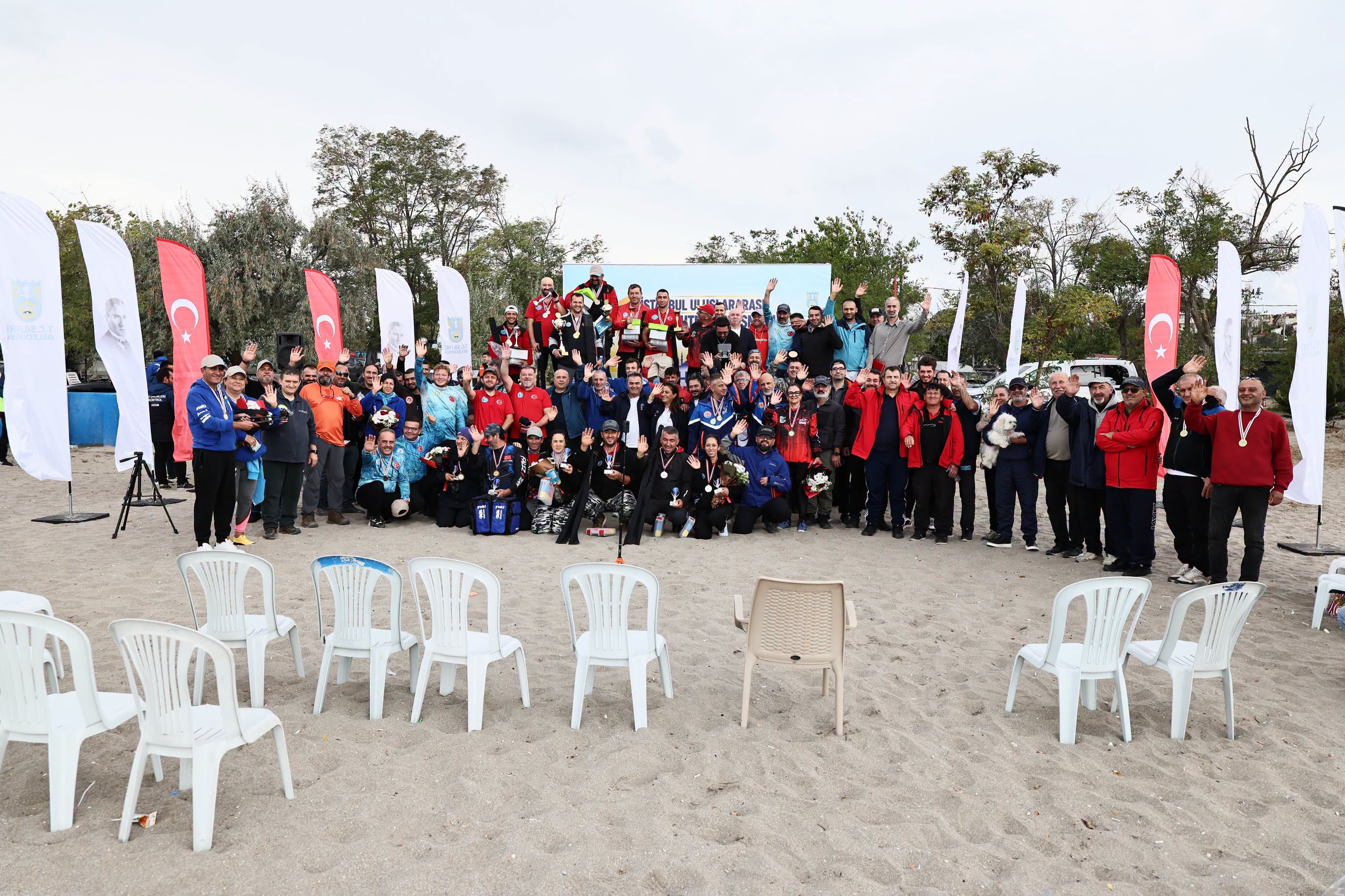 7. İstanbul Surf Casting Balık Yakalama Yarışması Silivri’de Gerçekleştirildi