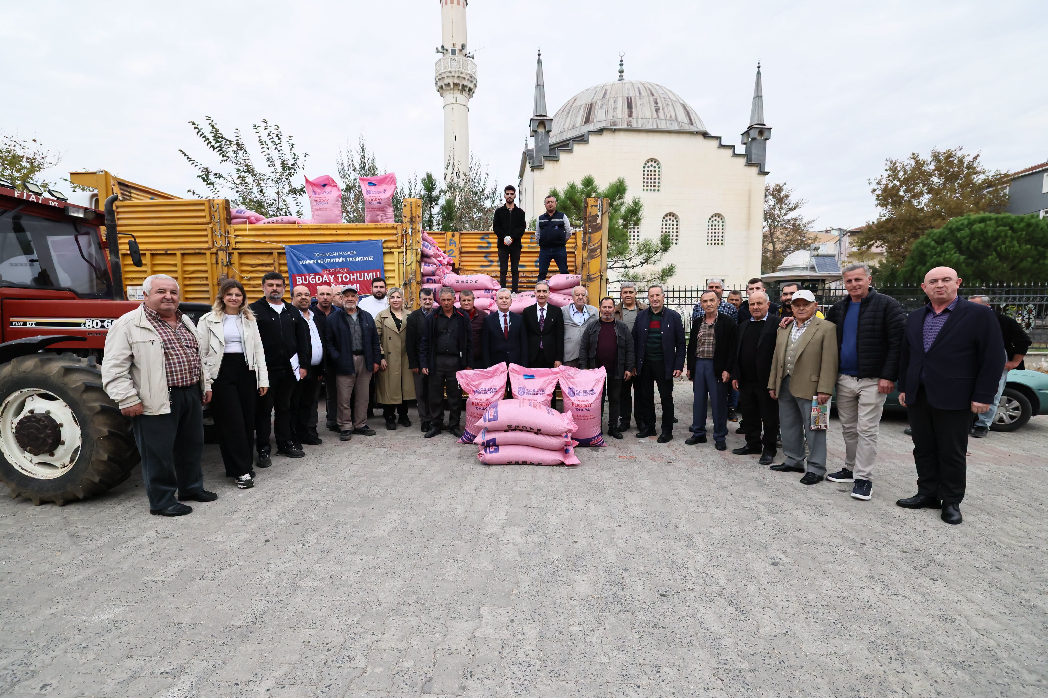 Çanta Mahallesi’ndeki Üreticilere Ücretsiz Buğday Tohumu Desteği Gerçekleşti